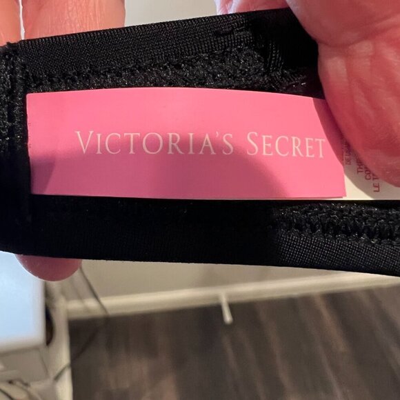 Victoria's Secret Black Padded Underwire Bikini Swim Top, Size 36C - Picture 12 of 14